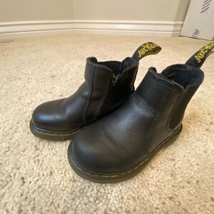 Dr. Martens Black Kids Boots